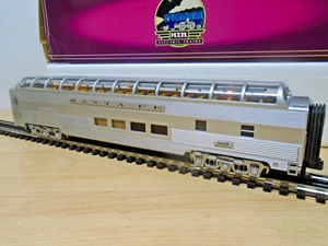 Clean MTH-RailKing 20-67040 SantaFe 70FT Streamline FULL VISTA DOME COACH OB - Picture 1 of 11