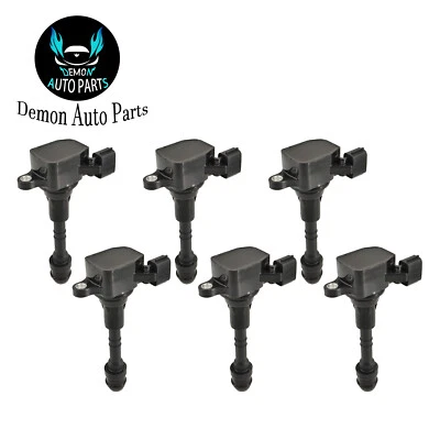 Kit de bobina de encendido 6 piezas para INFINITI FX35 G35 I35 M35 QX4 M35h 3,5 L V6 Foto 1 de 4