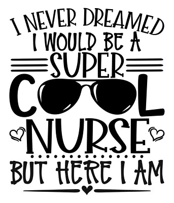 Pegatina de corazón de sueño de enfermera de cualquier color fresco para gafas de sol de copa de coche Foto 1 de 2