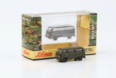 1:87 Volkswagen VW T2 Bus Bundeswehr Militare 87 Schuco Diecast - Immagine 1 di 2
