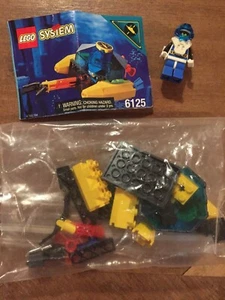 LEGO- SYSTEM- AUQUANAUTS- SEA SPRINT 9- 6125- VINTAGE- USED- 100% COMPLETE - Picture 1 of 6