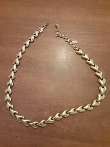 Vintage goldfarbene Monet Halskette, 15" + 2" Kette ext - Bild 1 von 3