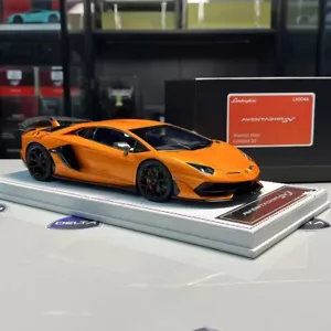 1/18 Dino Model DM Lamborghini Aventador SVJ In Arancio Atias - Picture 1 of 12