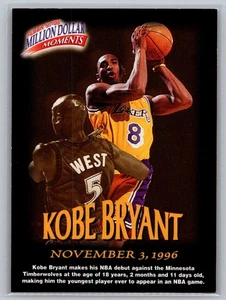 1997-98 Fleer Million Dollar Moments Game Card Kobe Bryant #31 - Picture 1 of 2