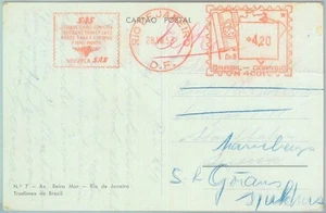 83246 - BRAZIL - POSTAL HISTORY - Special Postmark on card 1953 Aviation SAS - Picture 1 of 1