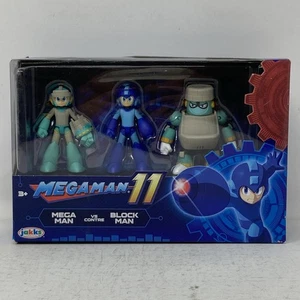 Mega Man 11 Megaman vs Blockman 2,5" Figuren Jakks Pacific 2018 Sealed - Bild 1 von 6