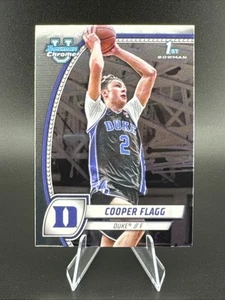 2024-25 Bowman U Chrome Cooper Flagg 1st Bowman RC #16 - Duke - Picture 1 of 2