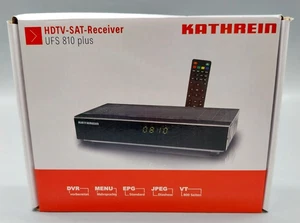 Kathrein UFS 810 Plus HDTV Sat Receiver DVB.S Aufnahmefunktion Schwarz #KT8422X- - Bild 1 von 8