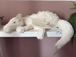 BNWT Authentic Jellycat Huge Snow Dragon - Picture 1 of 3