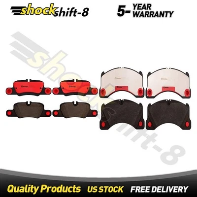 Juego de 2 pastillas de freno Brembo delanteras y traseras de cerámica para Porsche Panamera 2010-2018 2019 Foto 1 de 4