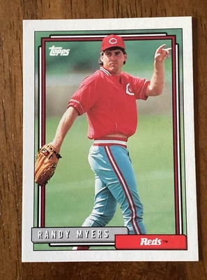 Topps 1992 - Randy Myers #24 - casi como nuevo - envío gratuito Foto 1 de 2
