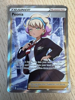 Peonia (Full Art) 196/198 Swsh06: Sword & Shield - Chilling Reign Holo - Image 1 of 2