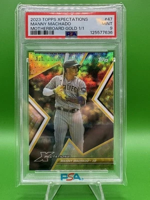 2023 Topps Xpectations Manny Machado  Motherboard Gold 1/1 Padres RARE Super - Image 1 of 3