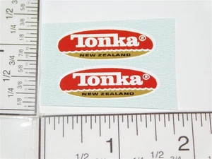 Pair Tonka Gen 2 New Zealand Oval Replacement Stickers TK-305 - Picture 1 of 2