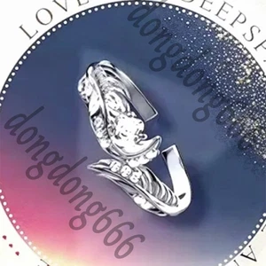 Anillo de dedo de plata 925 amor y espacio profundo sílo anillo ajustable regalo para amantes - Imagen 1 de 3
