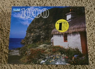 Sealed / Unopened Niarbyl Isle of Man UK 1000 Piece Guild Jigsaw Puzzle - Image 1 of 2
