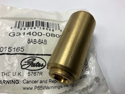 União de freio a ar Gates G31400-0806, 1/2" X 3/8" - 8AB-6AB - Imagem 1 de 3