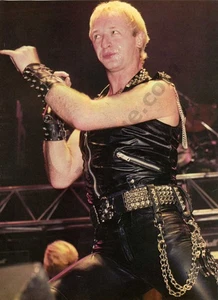 1983 Rob Halford Judas Priest plomo vintage revista foto fan ¡Regalo de Navidad! (4605) - Imagen 1 de 1