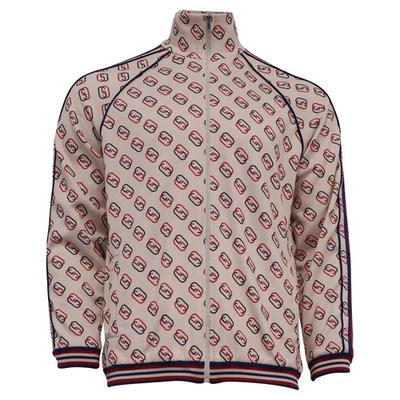 Gucci Striped Webbing Logo-Print Track Jacket In Polyester Men Multicolor M - Image 1 of 4