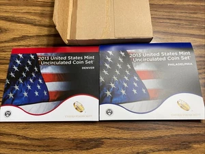 2013 P & D US Uncirculated Mint Set 28 Coin United States Philadelphia & Denver - Picture 1 of 6