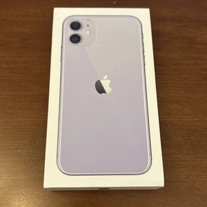 Apple iPhone 11 Box 64 Go Violet PAS D'APPAREIL boîte au détail uniquement - Photo 1 sur 4