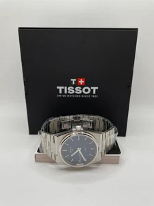 Tissot PRX T137410 A Silver Band Stainless Steel Sapphire Crystal Wristwatch - Picture 1 of 12