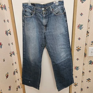 Lucky Brand Size 33 Men's Straight Jeans, Distressed - Picture 1 of 6