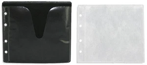 1000-Pak =DOUBLE= Poly CD/DVD Sleeves with Mesh Backing & Binder Holes! - Picture 1 of 3
