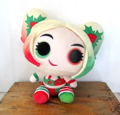 Funko Holly Harley Quinn Plush Stuffed Toy Christmas Holiday DC Comics 9" - Image 1 of 4
