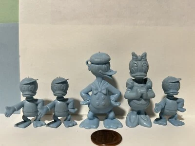 Marx dime store plastic figures Walt Disney Donald Duck cartoon comic characters - Image 1 of 4
