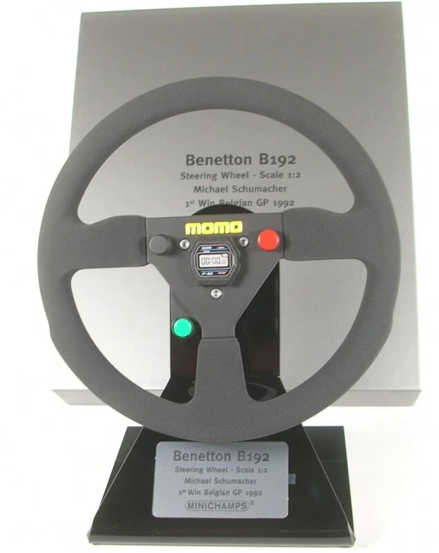 Volante Wheel M.Schumacher Benetton B192 1st Win Spa Formula 1 1992 1:2 - Immagine 1 di 1