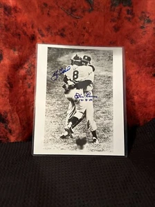 Yogi Berra & Don Larsen 1956 World Series Perfect Game Signed 8x10 Photo LTD COA - Picture 1 of 4
