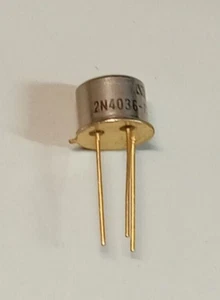2N4036  Transistor   2N4036    NOS   GoldPins    Lot 1  Pcs    F4h32/4 - Imagen 1 de 5
