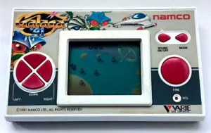 Vintage 1987 EXTREMELY RARE NAMCO GALAGA '91 LCD Game (Very Good Condition) - Picture 1 of 12
