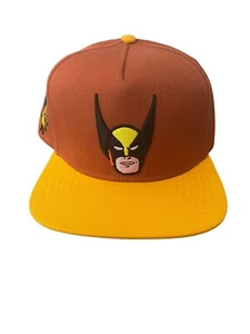 RARO Sombrero Retro Blockhead Wolverine SnapBack X-men Marvel Coleccionable - Imagen 1 de 7