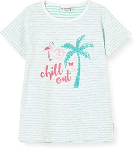 Salt and Pepper 03112282 Camiseta Camiseta Aloha Palmen Flamingo Niña Niña Verde - Imagen 1 de 2