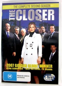 THE CLOSER The Complete Segunda Temporada 2 DVD 4 Discos Región 4 - Kyra Sedgwick - Imagen 1 de 3