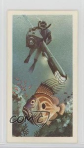 1974 Brooke Bond The Sea: Our Other World Tea Tugs Under Water #41 7ut