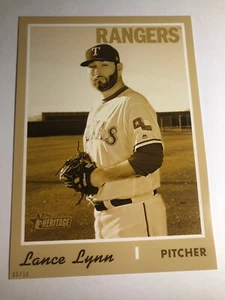 2019 Heritage High Number 5x7 Jumbo Lance Lynn Rangers 561 01/10 - Picture 1 of 1