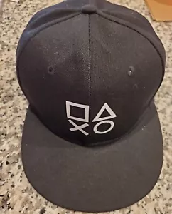 Men's Black Sony Playstation Hat Controller Themed Snapback Hat NWOT - Picture 1 of 5