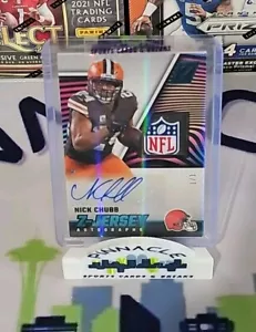 2023 ZENITH NICK CHUBB NFL SHIELD AUTO ONE OF ONE #1/1 🙂 CLEVELAND BRAUN ✅️✅️ - Bild 1 von 1