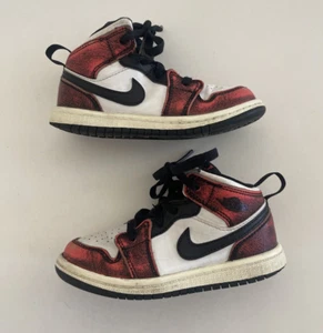 Jordan 1 Mid SE TD Wear-Away Chicago Infrared 23 (FB0566-006) taglia 9C - Foto 1 di 10