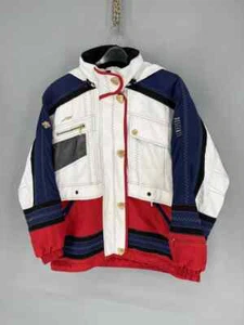 Vintage Descente Japan Multicolor Utility Ski Jacket L – Retro 90s Outdoor Style - Picture 1 of 13