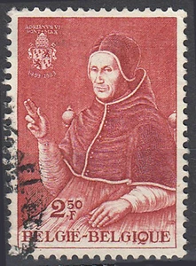 Belgien gestempelt Rundstempel Hadrian VI Papbst Religion Vatikan Kirche / 412 - Bild 1 von 1