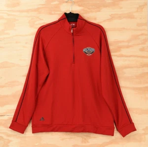 New Orleans Pelicans Adidas Golf Climalite NWT! 1/4 Zip Jacket Sz M Tm4203s4cl - Picture 1 of 20