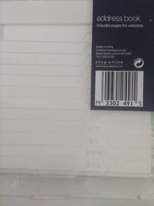 MARKS & SPENCER ~ ADDRESS BOOK - Picture 1 of 2
