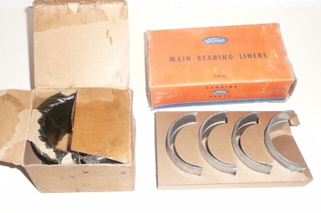 36 37 38 Ford flathead V8 .020 Main Bearing set NOS 1936 1937 1938  convertible