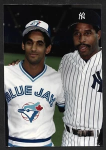 1985 Damaso Garcia & Dave Winfield UNSIGNED 3-1/2 x 5 ORIGINAL SNAPSHOT PHOTO #3 - Picture 1 of 1