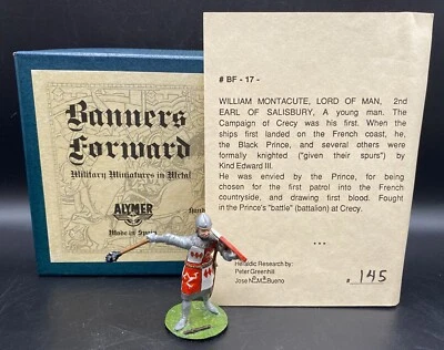 Banners Forward BF- 17 ~ William Montacute, Señor del Hombre en la Batalla de Crecy ~ Caja Foto 1 de 4
