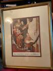 C27 Norman Rockwell Print "Merry Christmas Grandma. We came in our new Plymouth!